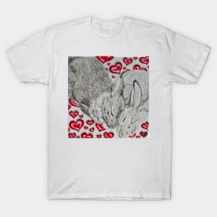 Bunny Anytime Valentines-Design Five T-Shirt